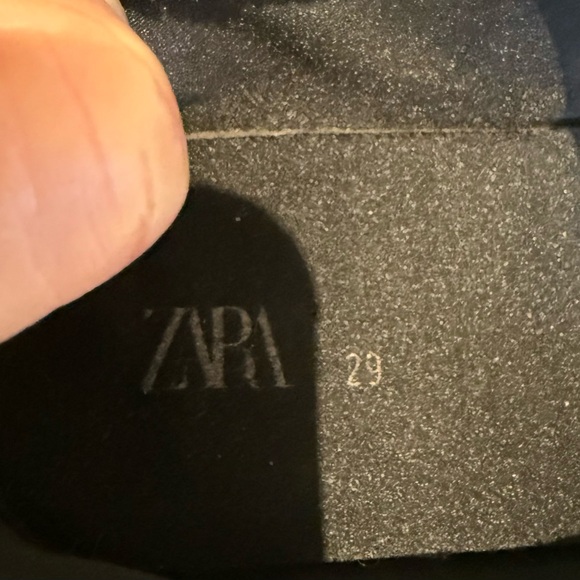 EUC Zara girls velvet Mary Jane flats party shoes size 29 - Picture 3 of 5